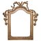 Espejo estilo Regency neoclásico de metal dorado y madera tallada a mano, años 70, Imagen 1
