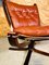Vintage Leather Lowback and Highback Falcon Chairs by Sigurd Resell, Set of 2, Image 5