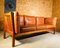 Mid-Century Danish 3-Person Sofa in Cognac Leather by Andreas Hansen, Image 3