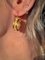 Portuguese Art Deco Gold Hoop Earrings, 19.2 Karat Gold, Set of 2 6