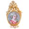 French Miniature Portrait Brooch in Gold, Late 1700s, Image 1