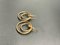 Portuguese Art Deco Double Hoop Earrings in 19.2 Karat Gold, Set of 2 3