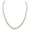 Art Deco Akoya Pearl Necklace with Silver Clasp, Image 1