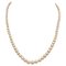 Art Deco Akoya Perlenkette mit Silberverschluss 1