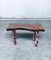 Tavolino in stile brutalista fatto a mano in quercia e uva, anni '50, Immagine 17