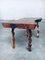 Brutalist Style Handcrafted Oak & Grape Wood Side Table, 1950s 6