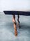 Tavolino in stile brutalista fatto a mano in quercia e uva, anni '50, Immagine 11