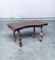 Tavolino in stile brutalista fatto a mano in quercia e uva, anni '50, Immagine 13
