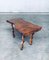 Mesa auxiliar estilo brutalista hecha a mano de roble y madera de uva, años 50, Imagen 16