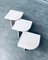 Travertine Side Tables, 1980s, Italy, Set of 3 10