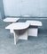 Tables d'Appoint en Travertin, 1980s, Italie, Set de 3 12