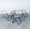 Plia Folding Chairs by Giancarlo Piretti for Anonima Castelli, Italy, 1960s, Set of 6 16