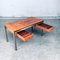 Burl Wood Desk in Style of Milo Baughman, 1970s, Image 13