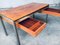 Burl Wood Desk in Style of Milo Baughman, 1970s 4