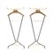 Metal and Wood Valet Stands from Cova Milano, 1950s , Set of 2, Image 2