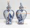Delft Vasen aus Steingut von Royal Delft, Frühes 20. Jh., 2er Set 30
