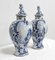 Delft Earthenware Vases from Royal Delft, Early 20th Century, Set of 2 1