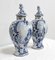 Delft Vasen aus Steingut von Royal Delft, Frühes 20. Jh., 2er Set 1