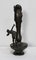 Tall Art Nouveau Vase in Pewter Depicting Young Woman Picking Water Lily by P. Jean, Early 20th Century, Image 25
