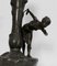 Tall Art Nouveau Vase in Pewter Depicting Young Woman Picking Water Lily by P. Jean, Early 20th Century 16