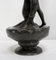 Tall Art Nouveau Vase in Pewter Depicting Young Woman Picking Water Lily by P. Jean, Early 20th Century, Image 12