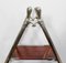Solid Mahogany and Chrome Metal Boat Shelf, 1920s, Image 8