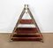 Solid Mahogany and Chrome Metal Boat Shelf, 1920s, Image 3