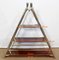 Solid Mahogany and Chrome Metal Boat Shelf, 1920s, Image 20