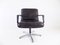 Black Leather Armchair with Ottoman by Delta Design for Wilkhahn, Set of 2, Image 14