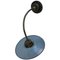 Hellblaue emaillierte industrielle industrielle Vintage Wandlampe 4