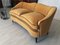 Italienisches Mid-Century 2-Sitzer Sofa aus gelbem Samt, 1950er 3