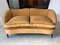 Italienisches Mid-Century 2-Sitzer Sofa aus gelbem Samt, 1950er 9