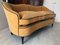 Italienisches Mid-Century 2-Sitzer Sofa aus gelbem Samt, 1950er 16