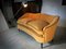 Italienisches Mid-Century 2-Sitzer Sofa aus gelbem Samt, 1950er 19