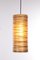 Lámpara colgante francesa vintage de fibra de vidrio, años 60, Imagen 6