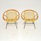 Vintage Bamboo Tub Armchairs, 1960s, Set of 2 2