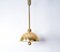 Brass Rise and Fall Hanging Lamp from Cosack, 1970s, Image 1