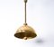 Brass Rise and Fall Hanging Lamp from Cosack, 1970s 4