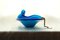 Vintage Murano Glass Anemone Blue Bowl, Italy, 1970s, Image 6