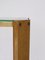 Vintage Italian Maple Wood and Brass Console Table, 1970s, Image 14