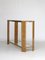 Vintage Italian Maple Wood and Brass Console Table, 1970s 4