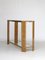 Vintage Italian Maple Wood and Brass Console Table, 1970s, Image 4