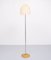 Floor Lamp with Eggshell Shade, 1980s 1