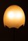 Lámpara de pie con pantalla de cáscara de huevo, años 80, Imagen 5