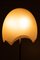 Lámpara de pie con pantalla de cáscara de huevo, años 80, Imagen 4