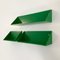 Green Wall Shelves by Anna Castelli Ferrieri for Kartell, 1970s, Set of 3 1