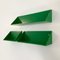 Mensole verdi di Anna Castelli Ferrieri per Kartell, anni '70, set di 3, Immagine 1