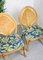 Vintage French Rattan Jungle Chairs, Set of 4 15