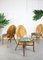 Vintage French Rattan Jungle Chairs, Set of 4 2