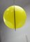 Italian Space-Age Yellow Pendant Lamp 5